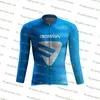 Racing Sets 2023 Berria Blauw Wielertrui Set Herenkleding Road Fietskleding Bib Broek Ropa