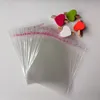 Emballage cadeau 10000pcs Clear Cellophane refermable / BOPP / Poly Sacs Transparent Opp Sac 5 / 10cm Emballage Plastique Auto-adhésif Joint pour