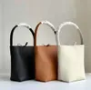 The Row Bag Designer Bolsas de Cosméticos Casos Compras Verão Inverno Nicho Sentimento de Alto Nível Grande Capacidade Commuter Tote Bag Mulheres Balde de Um Ombro