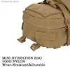 Torby na zewnątrz mini hydration to taktyczne plecak plecak z pęcherzem pęcherzyka molle torebka wojskowa torba myśliwska 500D nylon sporty na świeżym powietrzu Q231028