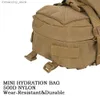 Borse da esterno Mini Borsa da idratazione Zaino tattico Porta vescica d'acqua Custodia MOLLE Borsa da caccia militare 500D Nylon Sport all'aria aperta Q231028