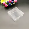 Gift Wrap 100pcs ABB Transparent Clear PVC Gift Box Packaging Christmas Wedding Plastic Box for Jewelry Storage Boxs Candy Small Gift Boxs 231027