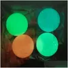 Party Favor Lumineux Sticky Ball Party Favor Fluorescent Plafond Cible Parent-Enfant Cadeau Interactif Décompression Jouet En Gros Drop Dhufi