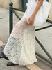 Spódnice kobiety koronkowe spódnica z rybacką swobodną na plażową wakacje streetwearowe ubrania estetyczne