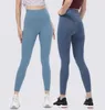 pantaloni yoga per donna nudo vita alta sollevamento fianchi completo da corsa piedi elastici stretti sport fitness Leggings Super morbida sensazione burrosa1841228