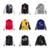 Vêtements de baseball pour hommes Marque de luxe Équipe scolaire Baseball Mode Dames homme Lettre brodée Motif Simple boutonnage Street Wear M-2XL 13 couleurs