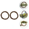 Fiori decorativi 2 pezzi Ghirlande di anelli naturali ghirlande di vite