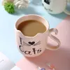 Canecas Dos Desenhos Animados Bonito Copo De Cerâmica Criativo Água Café Aniversário Ins Estudante Caneca Home Beber