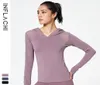 Joga Tops Slim Fit Yoga Dress Dziewczęca ścieg Siatka Oddychana ciasna koszul