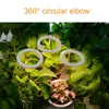 Grow Lights USB Interface Angel Ring Plant Growth Light Justerbar ljusstyrka Tidsfunktion LED för saftig kaktus