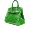 Designerskie torby na wycieczki luksusowe modne torby na ramię moda skórzana torba damska kamienna torba na wzór krokodyla jedno ramię skórzana torba damska
