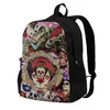 Backpack Dance With Me Day Of The Dead Backpacks Mexican Traditional Big Unique Polyester Travel Unisex Bags243J