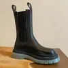 2023 agora bota senhoras tornozelo botas designer botas única plataforma meia malha confortável moda casual meados de bezerro sapato botas marrons mulheres com tamanho original 35 a 44 l5