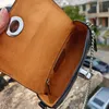 Borse a tracolla con catena trapuntata di design Borsa a tracolla con patta Borsa da donna Pochettes in vera pelle Lettera Hasp Hardware Moda femminile Portafoglio semplice Borsa con pochette