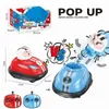 Elektrikli RC Araba RC Oyuncak 2.4G Süper Savaş Tampon Pop Up Bebek Çarpışma Sıçrama Işık Çocuk Uzaktan Kumanda Oyuncakları Ebeveynlik İçin Hediye 231027
