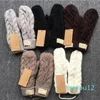 Autumn Solid Color Gloves European American For Men Womens Touch Screen Glove Winter Mobile Smartphone Five Finger Mantens