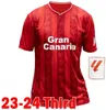 2024 Las Palmas Futbol Formaları Sandro Ramirez Kaba Cardona Munoz Loiodice Pejino Coco Perrone 23 24 Evde 3. Futbol Gömlek