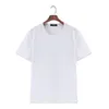 T-shirts pour hommes T-shirt Vêtements de rue Été Couleur unie Chemise de créateur à manches courtes Grand Simple Loose Top Fat Man