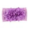 Accessoires pour cheveux, bandeau à fleurs en trois dimensions pour filles, bandeau élastique en Nylon pour enfants, couvre-chef Po 1