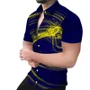 Men's Casual Shirts Men Fashion And Causal Short Sleeve Printed Shirt