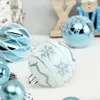 Other Event Party Supplies 73PCS Christmas Decoration Ball Set 6CM/3CM Christmas Tree Ball Multicolor Decoration For Home Christmas Party 231027