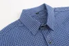 2023 Дизайнерская мужская рубашка с длинным рукавом с вышивкой против морщин, модная деловая повседневная мужская одежда W10