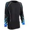 Racing Sets Trainingspak Heren Fitnesskleding Sportcompressie Shirts met lange mouwen Ademende bodysuit Polyester training