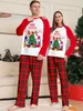 Family Matching Outfits Look 2023 2 Pcs Suit Baby dog Romper Year Clothes Christmas Pajamas Set Print Parent child 231027