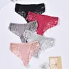 Kobiety majtki 6pcs S4xl Plus Size Women Bielizna Sexy Lace Low Talle Thongs G String for Beautifule bielizny Multi Pack 231027