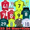 23 24 Soccer Jerseys Rice Jorginho Havertz Jesus Smith Rowe Saka Fans Player Version Trossard Martinelli Tierney G. Jesus 2023 2024 Timber Football Shirt Men Kids Kit Kit Kit