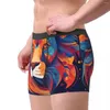 Cuecas leão roupa interior abstração ilustração homens shorts briefs boxer clássico de alta qualidade impresso tamanho grande