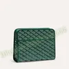 Borse da toilette cosmetiche di moda di qualità 10A Designer di lusso Borse di stoccaggio per il lavaggio del trucco verde Borse da donna da viaggio Borse a tracolla in pelle Borse a tracolla Pochette