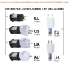 クリスマスの装飾100m LEDストリングライトストリートフェアリーライトクリスマスライトツリーガーランド屋外ホームパーティーイヤーウェディングデコレーション231027