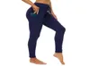 Yoga kläder Leggings Kvinnor Sexig Sports Fitness Tights Träning Running Elastic Yoga Pants Gymkläder Rakstring Hög midja Trouse5752112