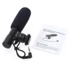 Микрофоны MIC-01 Профессиональный конденсатор микрофона 3,5 мм Стерео-записи интервью с микрофоном для камеры DSLR видео
