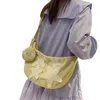 イブニングバッグ日本語にインスパイアされたクロスボディバッグコーデュロイ女性のためのファッショナブルな肩