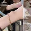 Link Bracelets 1 Pcs Geometric Bracelet Zircon Three Butterfly Small Fish Opal Elegant Delicate Bangles 2024