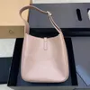 Clásico LE 5A7 Bolso de diseñador Moda Mujer Hobo Bolsas de axilas Cuero liso Bolso de lujo Gran capacidad Trabajo Viajes Damas Casual Compras Bolsa de cubo