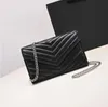 Modeontwerper Damestas Dames woc Schoudertas Handtas Portemonnee Originele doos Echt lederen crossbody ketting hoogwaardige crossbody tassen