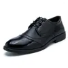 Dress Shoes Męski trend wiosenny i jesienny British Business Casual Youth Wedding Man