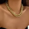 Collier ras du cou pour femmes, chaînes à tiroirs, Style Punk hip hop, Vintage Ins, mode, bijoux exagérés