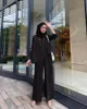 Ethnic Clothing Muslim Sets Malay Indonesian Asymmetrical Pleated Casual Islamic For Women Fashion Abaya Femme Set Musulmani