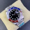 청소 GMT M126710BLRO-0001 AAAAA 5A 품질 1 : 1 슈퍼 클론 시계 40mm 남자 사파이어 유리가있는 녹색 상자 자동 기계식 3285 운동 Jason007 Watch