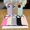 Étuis de téléphone de styliste en cuir pour iPhone, pour modèles 15, 14, 13, 12, 11 Pro Max, 14Pro, 14Plus, 13Pro, 13ProMax, 12ProMax, avec lettres à la mode