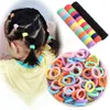 Haaraccessoires 100 stuks Handige hoofdbanden voor peuters Slijtvaste baby Hoge elasticiteit Kleurrijke stijl Ringen Decoratie