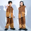 Bühnenkleidung Hip Hop Jazz Street Dance Kleidung für Teenager Klasse Schule Performance Outfits Jungen Mädchen Jahr Kpop Kostüm