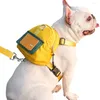 Dog Carrier Cute Pet Puppy Backpacks Adjustable Pets Self Poop Bag Dispenser For Small Medium Dogs Travel Hiking Daily Walking