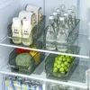 Butelki do przechowywania szuflady kuchenne organizator żywności Crisper Desktop Pet House House House Fruits Warzywa Otwarte lodówka ocena lodówki