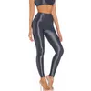 Calças femininas sexy brilhante lápis elástico óleo brilhante apertado suave transparente ver através de leggings dança collants doce cor collant