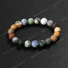 Galaxy Solar System Armband Men Universe Nine Planets Natural Stone Stars Earth Moon Armband för kvinnor Fashion Par Jewelry Fashion Jewelrybracelets Solar